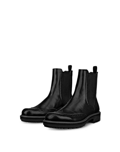 Ботинки кожаные с эластичными вставками Ecco