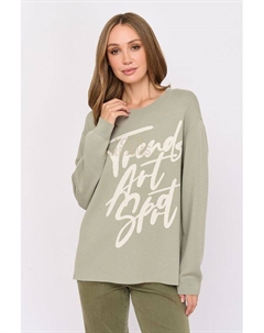 Джемпер трикотажный с принтом Franco vello