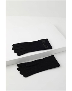 Перчатки вязаные с логотипом Liu jo