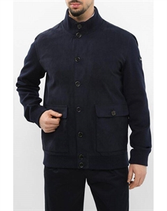 Куртка хлопковая с воротником стойкой и карманами Bugatti