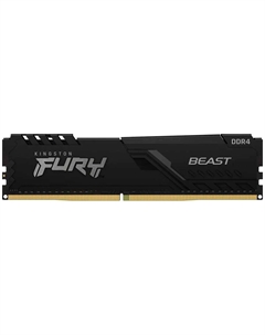 Оперативная память Kingston DDR4 8GB 3200MHz FURY Beast Black (KF432C16BB/8WP)