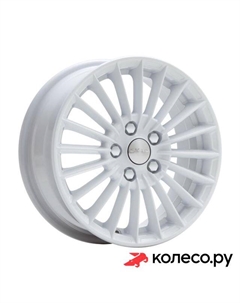 Литой диск Веритас 6x15/5*100 D57.1 ET38 Белый Скад