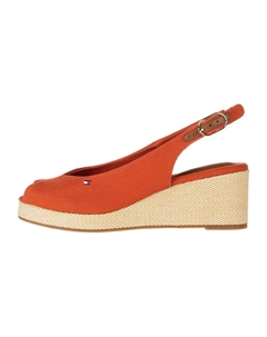 Сандалии на плоской подошве, красный Tommy hilfiger