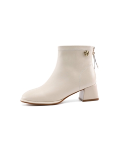 Женские кожаные ботинки на шнуровке Ecru, цвет Ecru Josiny