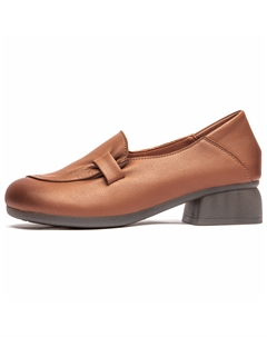 Коричневые женские повседневные туфли на каблуке 3,7 см, цвет Brown Conley bird