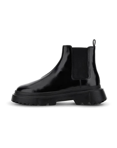 Челси Круглоносые Кожаные Ботинки Hogan