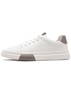 Мужские черно-белые лоу-топ скейтборд кроссовки, цвет White 15 mins