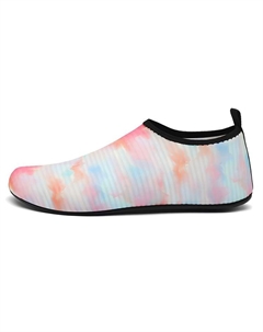 Дышащие быстросохнущие противоскользящие треккинговые ботинки для речных походов с защитой от запаха унисекс WY802-1 радужно-розовые Longduizhang