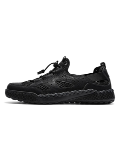 Антискользящие водонепроницаемые дышащие треккинговые ботинки Grip River для мужчин черные, цвет Black Mulinsen