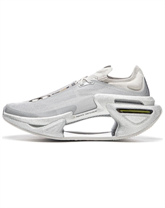 ЛиНинг Шэдоу 3.0 Амортизирующие износостойкие дышащие беговые кроссовки с низким верхом унисекс серебристые, цвет Silver Li-ning
