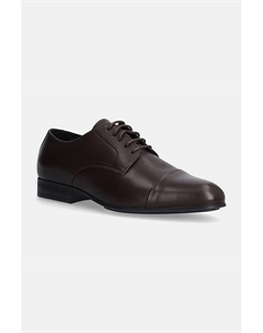 Полуботинки DERBY CAP TOE, коричневый Calvin klein