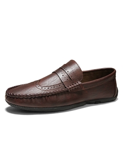 Мокасины мужские коричневые, цвет Brown Kupe