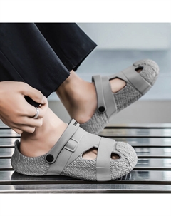 Клоги унисекс серые, цвет Gray Urban authentic