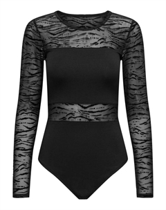 Боди, черный Only