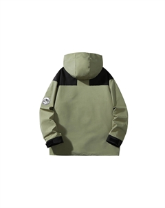 Водонепроницаемая и ветрозащитная ветровка унисекс, Army Green (Zip Patch Pocket) Bobby abley