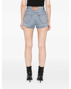 Джинсовые шорты с украшением в виде звезд, синий Alexander wang