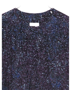 Блузка в крапинку с плиссировкой, синий Isabel marant