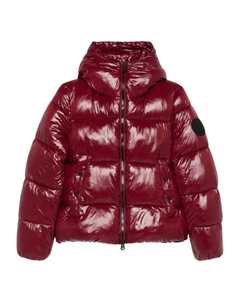 Стеганая куртка с капюшоном, красный Save the duck