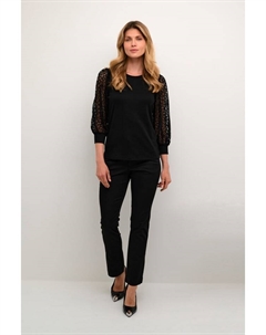 Топ, глубокий черный Kaffe