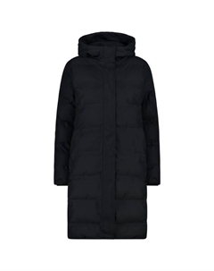 Женское пальто с капюшоном и фиксатором 34k0096 - пальто, Nero Cmp