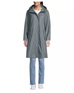 Женский водонепроницаемый плащ Squall, зеленый Lands' end