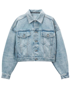 Джинсовая куртка на пуговицах, Blue Alexander wang