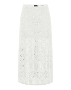 Длинная юбка, белый Pieces