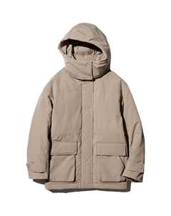 Пуховик женский темно-бежевый Uniqlo