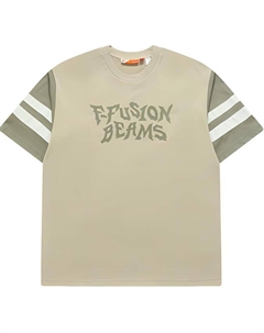 Футболка X Beams SS24 унисекс темная умбра хаки Fila fusion