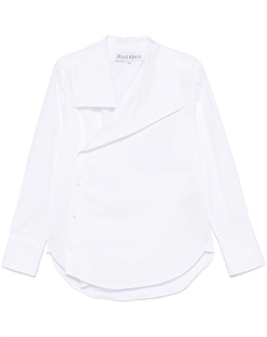 ДжВ Андерсон Белая рубашка с увеличенным воротником Jw anderson