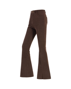 Городская функциональная серия Вязаные спортивные брюки женские, Призрачный черный Camel