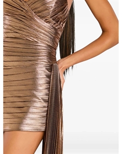 Платье Danielle с плиссировкой без бретелек Retrofete, золотой