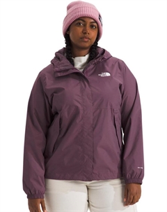 Женская куртка водонепроницаемая с капюшоном, темно-фиолетовый The north face