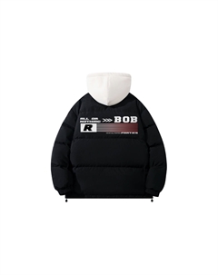 Пуховик унисекс, черный (26M003) Bobby abley