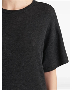 Топ с короткими рукавами, серый Khaite