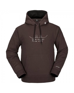 Толстовка с капюшоном из флиса DI, коричневый Volcom