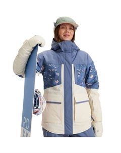 Лыжная куртка-парка Chloe Kim, мультиколор Roxy