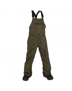 Зимние спортивные брюки Barkley с нагрудником, черный Volcom