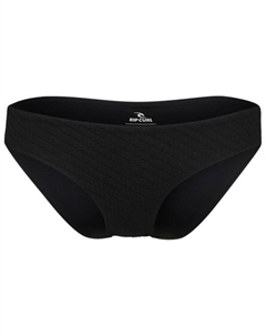 Женские плавки-бикини с ребрами на заказ, черный Rip curl