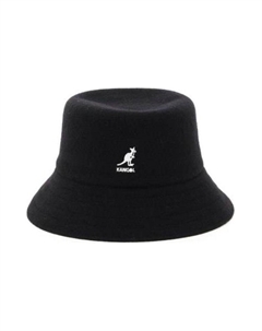 Шерстяная вельветовая шляпа-ведро мужская черная, Black Msgm