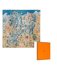 HERMES Шёлковый платок женский разноцветный, Multicolor Hermès