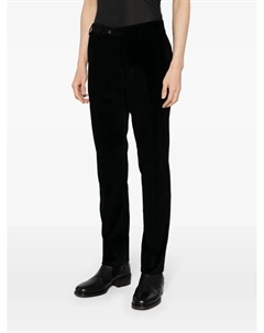 Вельветовые брюки чинос, черный Corneliani
