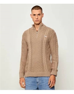 Свитер Slim fit, бежевый Tommy jeans