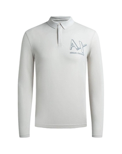 Футболка поло AE FW23 мужская серая Armani exchange