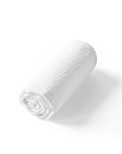 Простыня натяжная из хб газовой ткани био Yafa белый Am.pm.