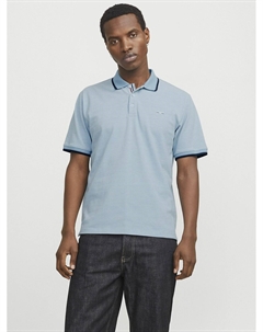 Футболка поло зауженная синий Jack & jones