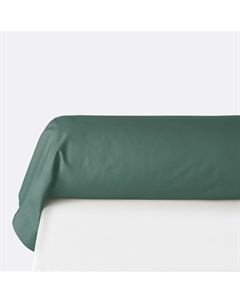 Наволочка на подушку-валик однотонная из поликоттона Scenario зеленый La redoute interieurs
