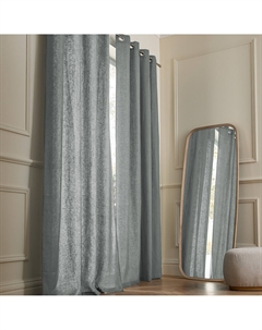 Штора из льна с люверсами Private зеленый Am.pm.