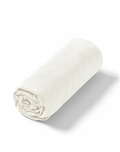 Простыня натяжная из стираного льна Elina белый Am.pm.