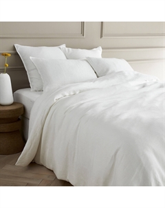 Пододеяльник из стираного льна Elina белый Am.pm.